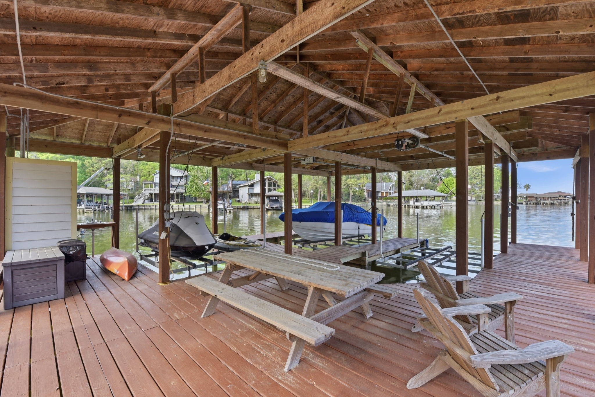 201 Lords Circle Coldspring, TX 77331 - Photo 37 of 48 a view of a storage room with lounge chair
