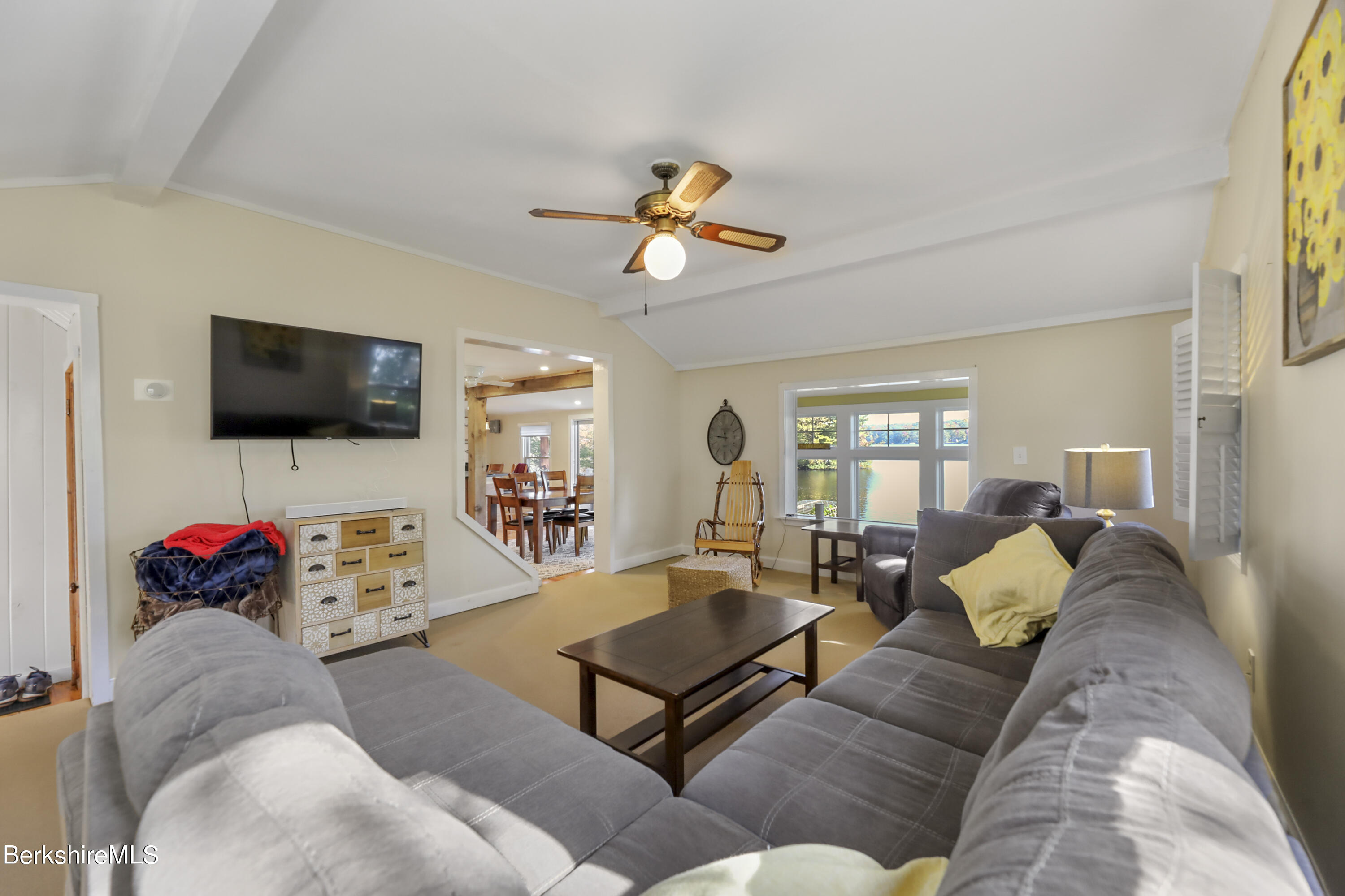29 South Bay Road Otis, MA 01029 - Photo 11 of 27 a living room with furniture and a flat screen tv