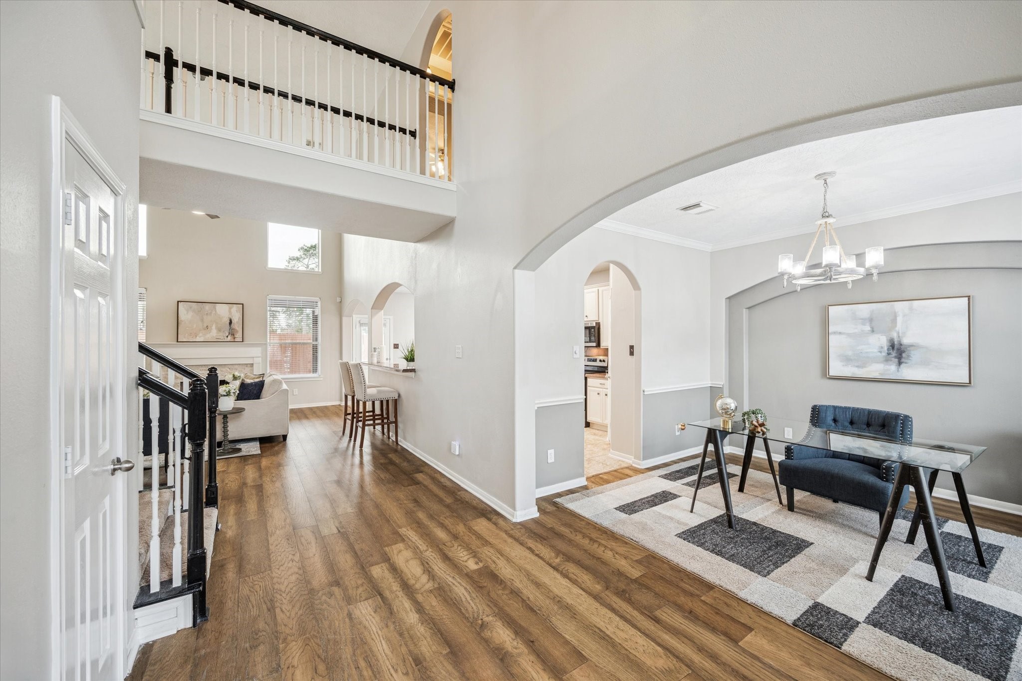 7243 Emerald Run Lane Spring, TX 77379 - Photo 6 of 35 a view of a living room and dining room