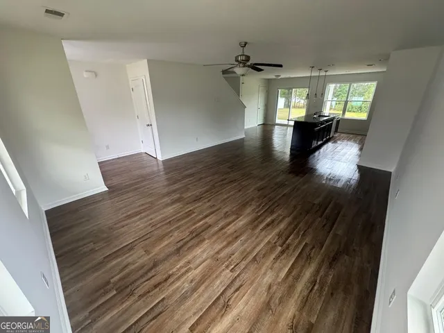 wooden floor in an empty room