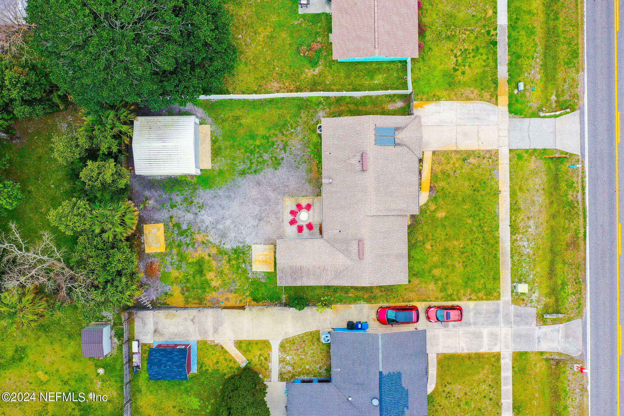 301 Penman Road Neptune Beach, FL 32266 - Photo 28 of 31 an aerial view of a house with a swimming pool