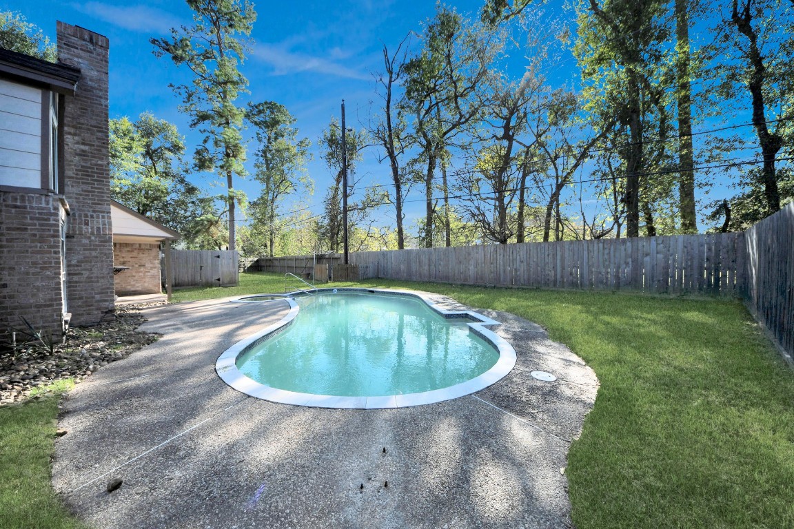 18803 Oakway Drive Spring, TX 77388 - Photo 43 of 47 a view of outdoor space yard and swimming pool