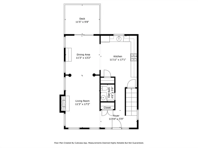 a picture of a bench in room