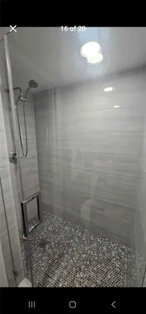 a bathroom with a sink