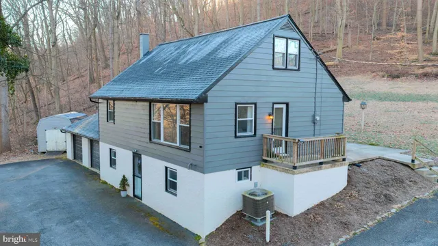 a front view of a house with balcony