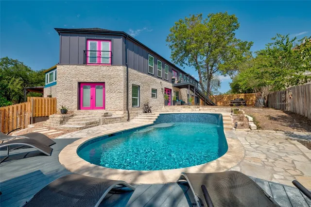 a view of outdoor space yard deck and patio