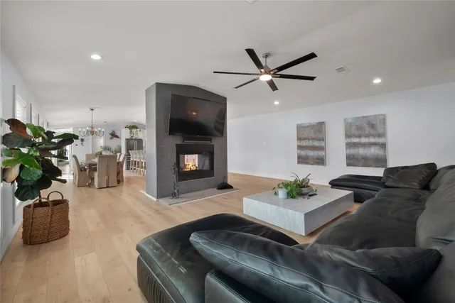 a room with gym equipment and windows