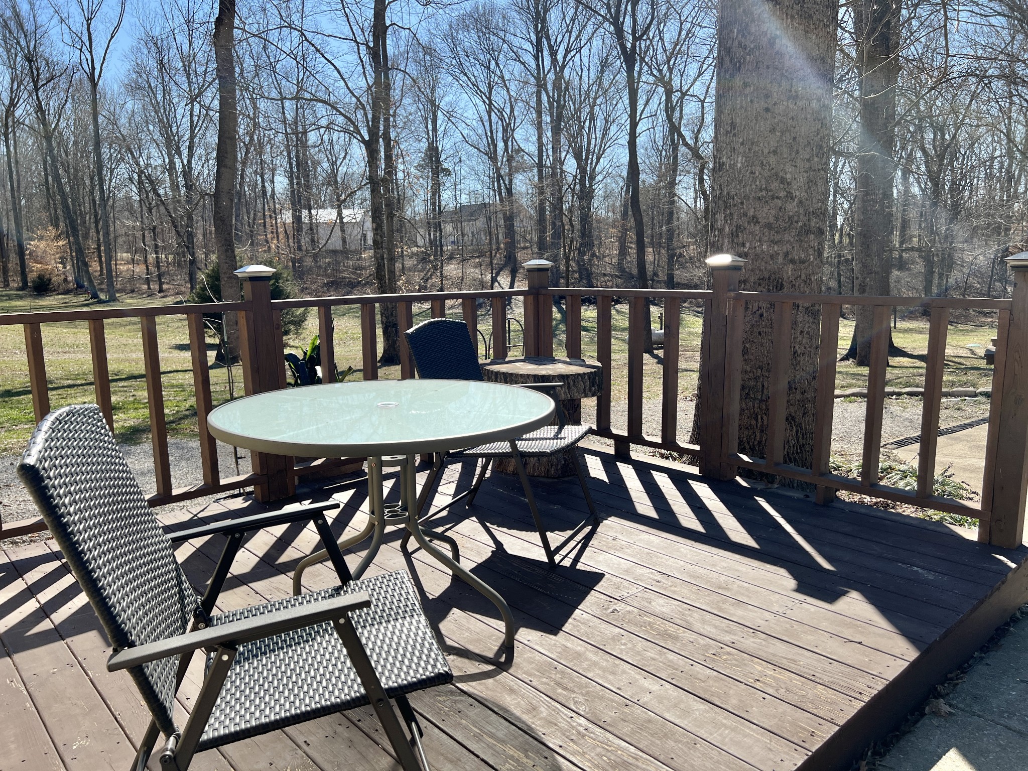 425 Alvaton- Greenhill Road Bowling Green, KY 42103 - Photo 61 of 68 a view of a chairs and table on the deck