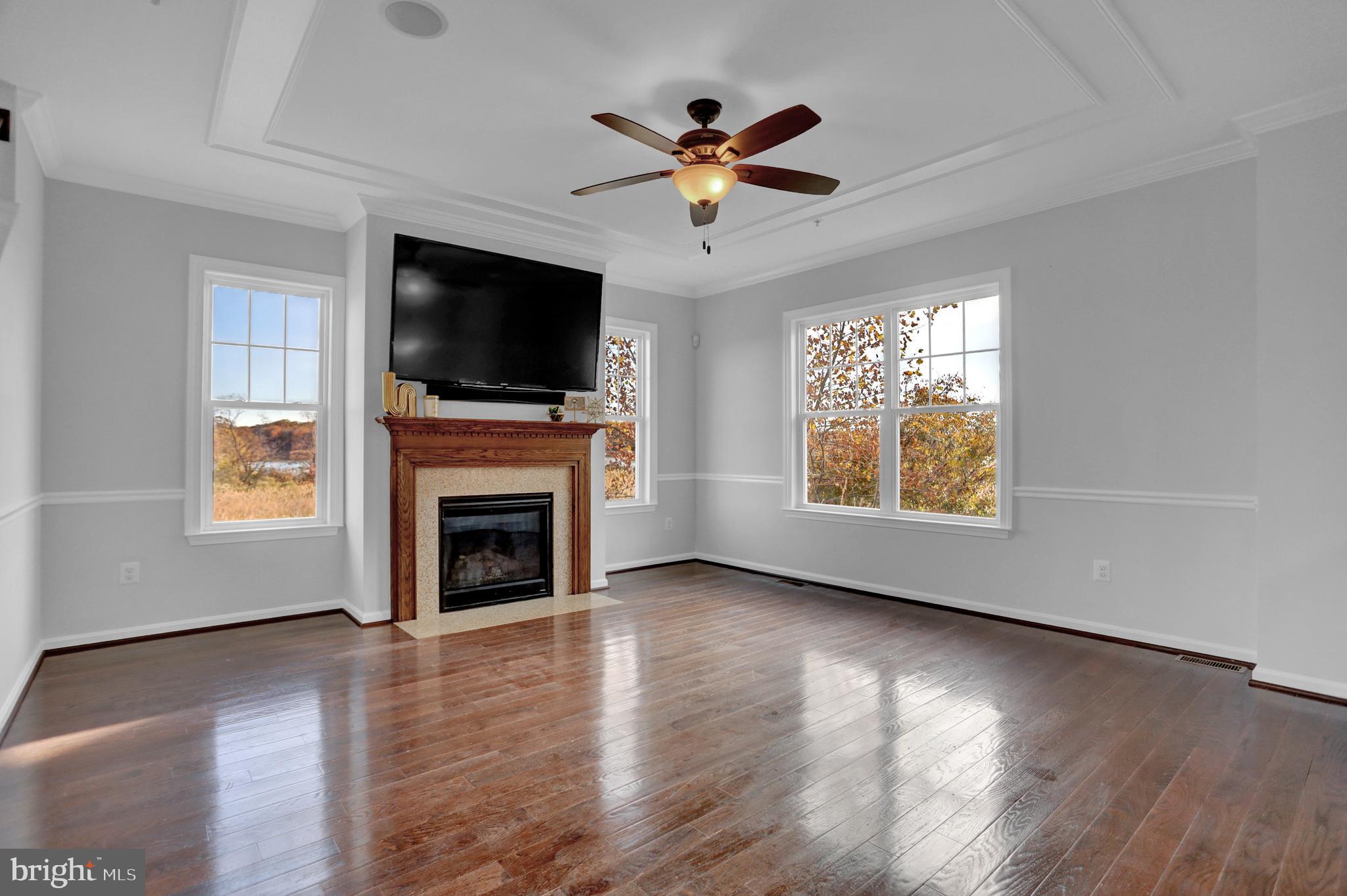 2035 Case Road Dundalk, MD 21222 - Photo 2 of 38 Living Room with gas fireplace and TV included