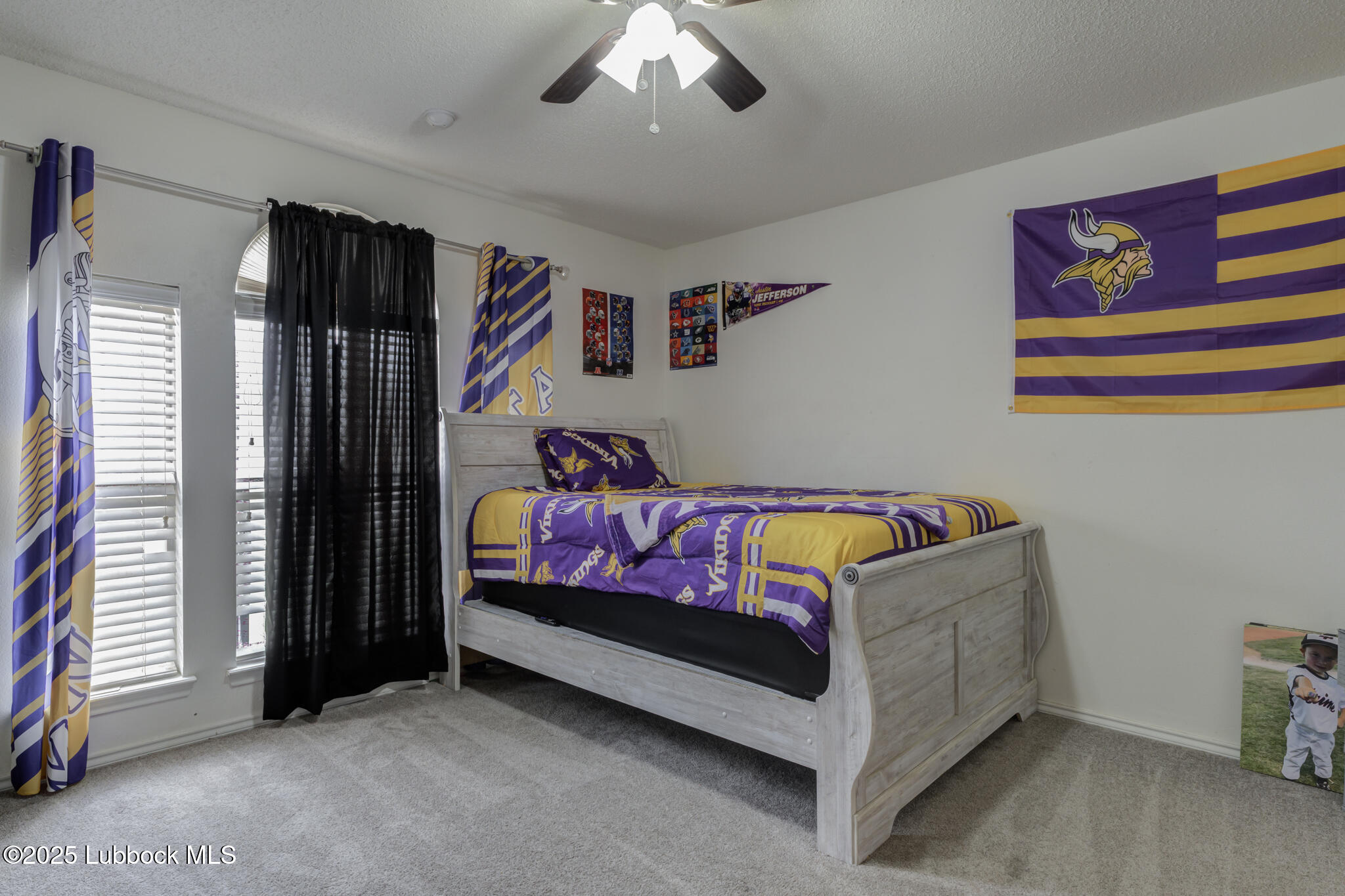 6223 18th Street Lubbock, TX 79416 - Photo 24 of 29 a bedroom with a bed and a painting on the wall
