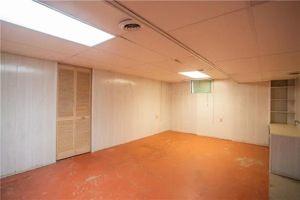 a view of empty room