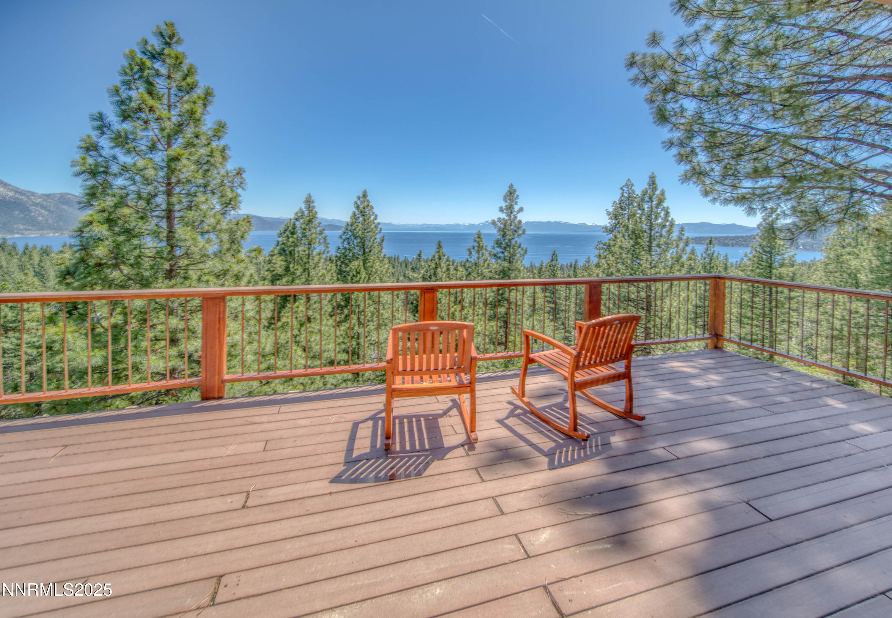 689 Tyner Way Incline Village, NV 89451 - Photo 5 of 50 a balcony with wooden floor and outdoor seating