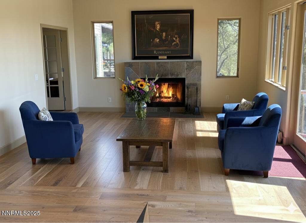 689 Tyner Way Incline Village, NV 89451 - Photo 10 of 50 a living room with furniture and a fireplace