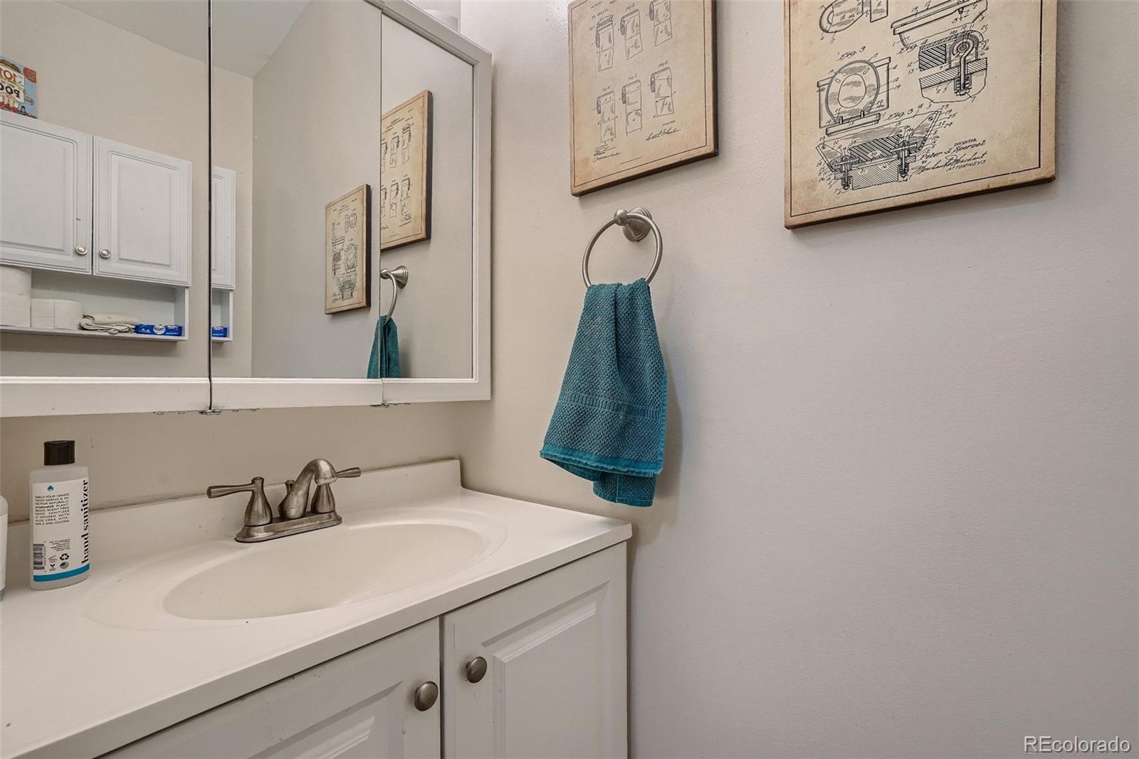 10541 Routt Street Westminster, CO 80021 - Photo 10 of 26 a bathroom with a sink and a mirror