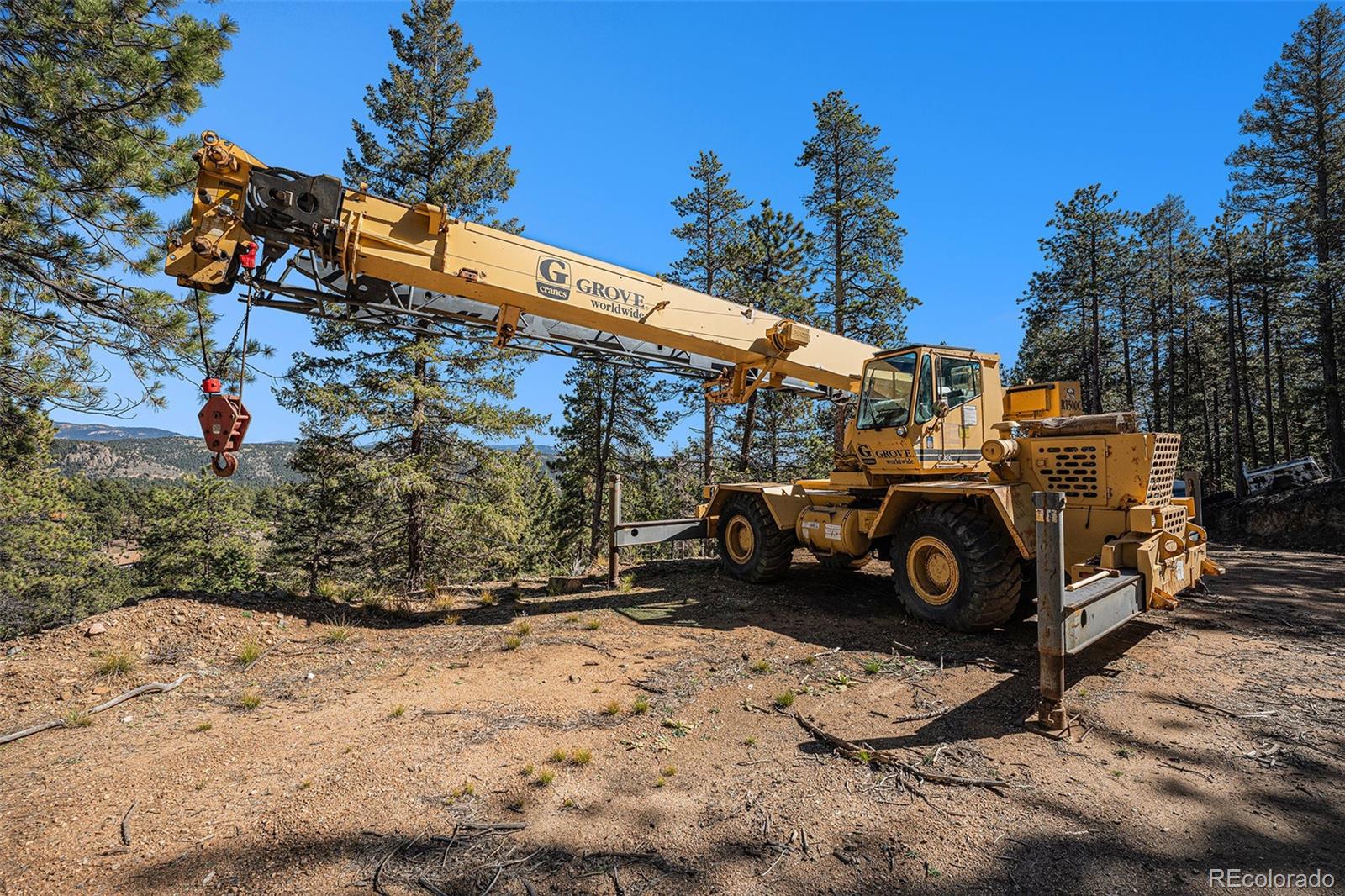 12 High View Lane Bailey, CO 80421 - Photo 17 of 23 a view of a backyard