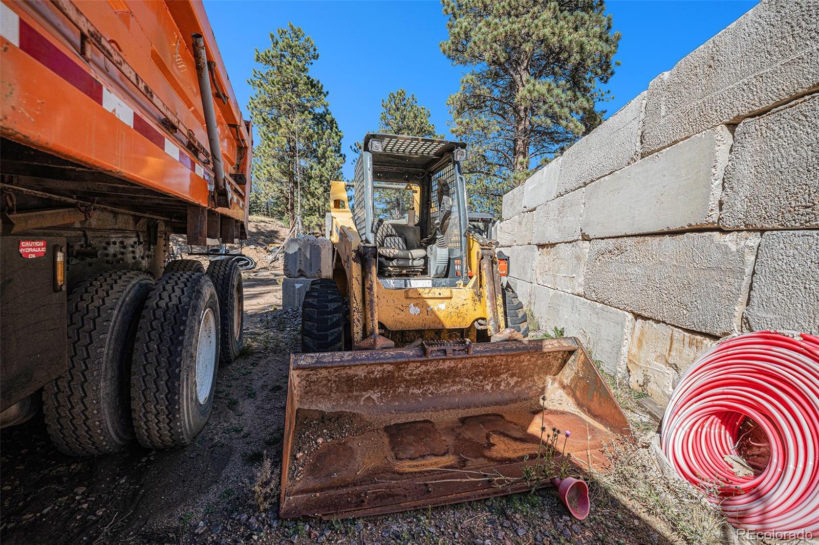 12 High View Lane Bailey, CO 80421 - Photo 21 of 23 a view of a back yard of the house