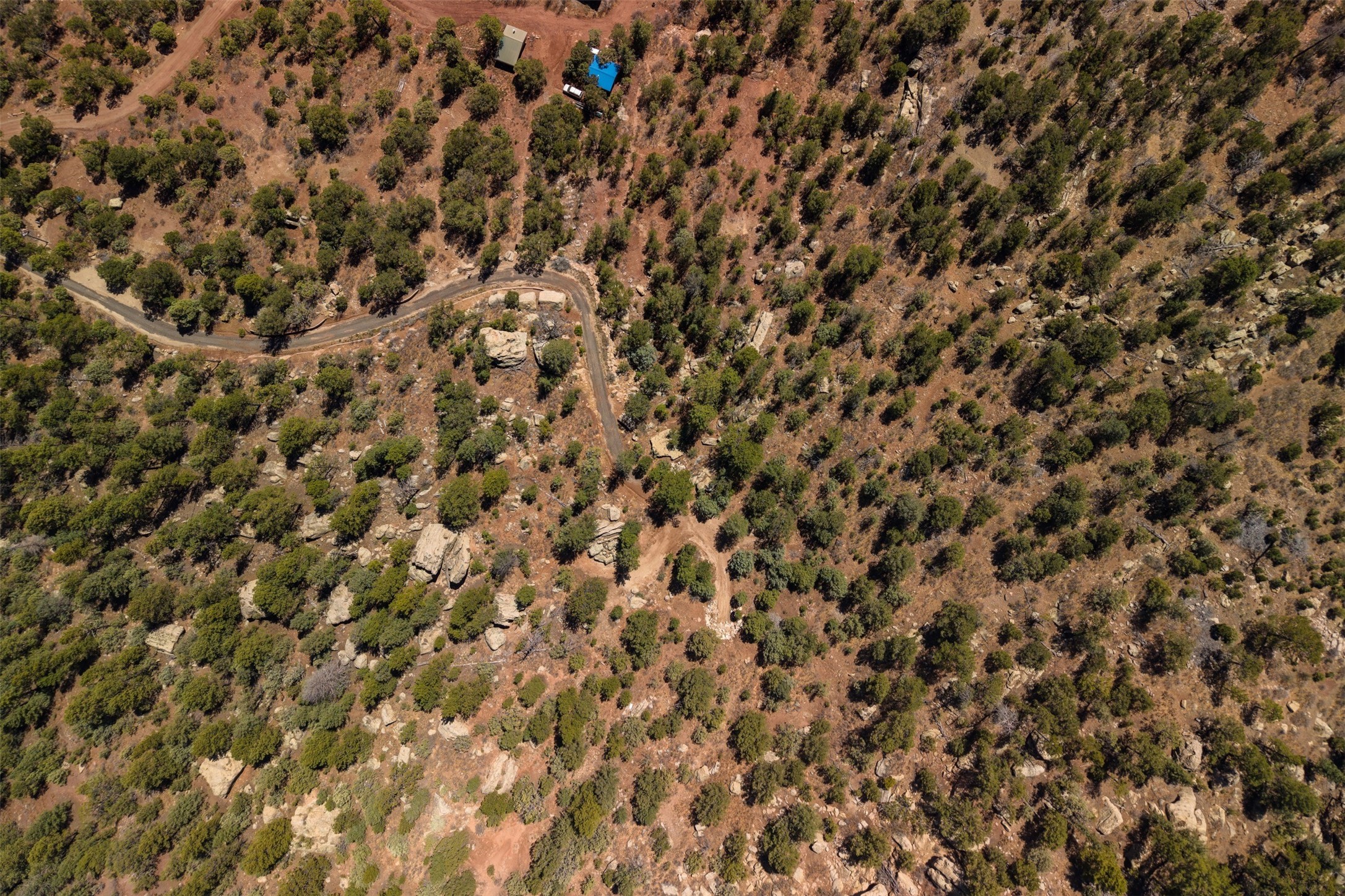30 Monte La Cueva Road Glorieta, NM 87535 - Photo 8 of 91 Overhead view of driveway