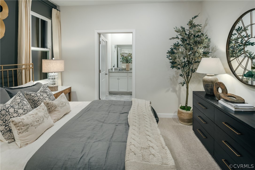 8931 Lewdown Place Chesterfield, VA 23832 - Photo 15 of 19 a bedroom with furniture and a potted plant