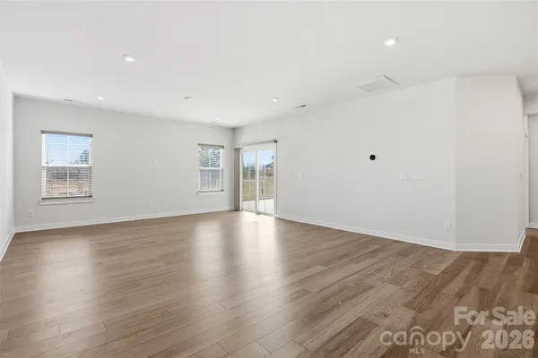 a view of livingroom with hardwood
