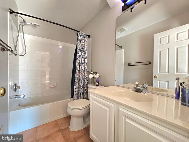 a bathroom with a sink a toilet and a large mirror