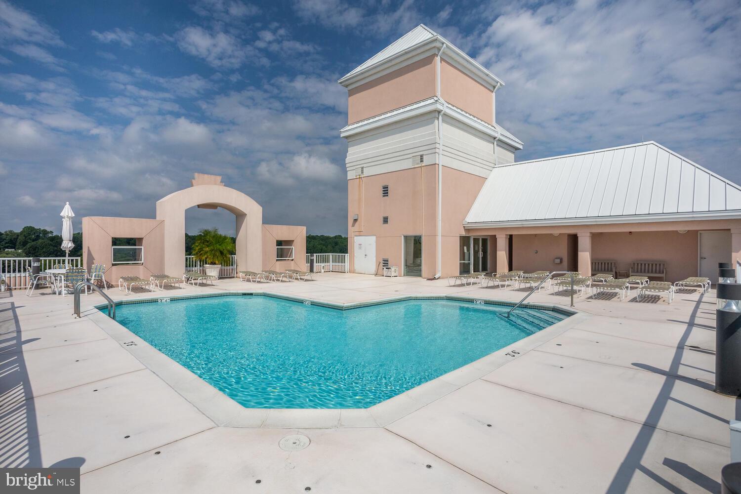 8501 Bayside Road, Unit 408 Chesapeake Beach, MD 20732 - Photo 25 of 34 Rooftop pool.