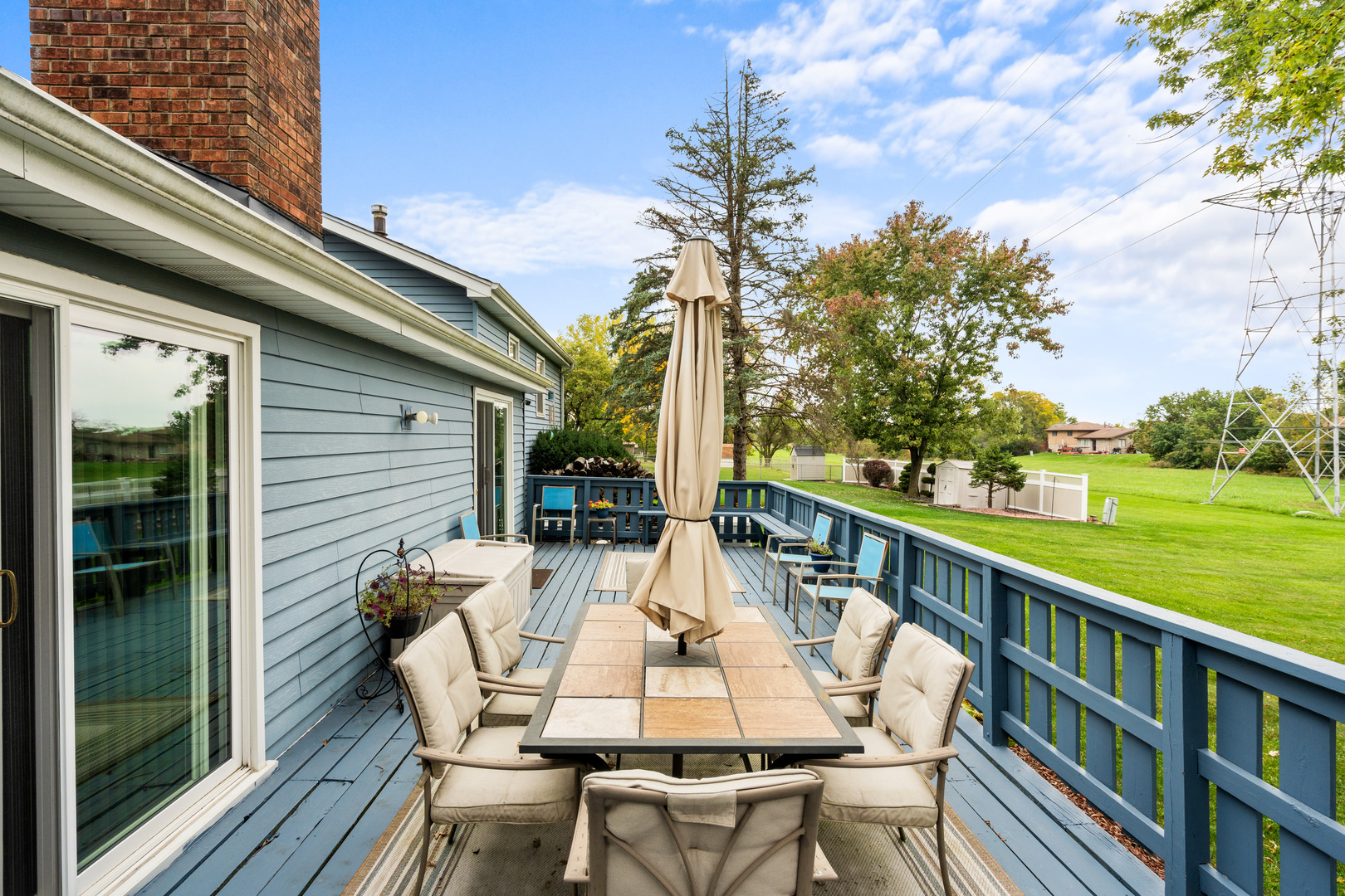 3479 Ronald Road Crete, IL 60417 - Photo 32 of 38 a view of a chairs and table on the balcony