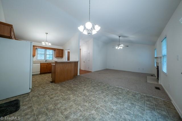 3913 Level Plains Road Sophia, NC 27350 - Photo 12 of 43 Great Room dining and kitchen