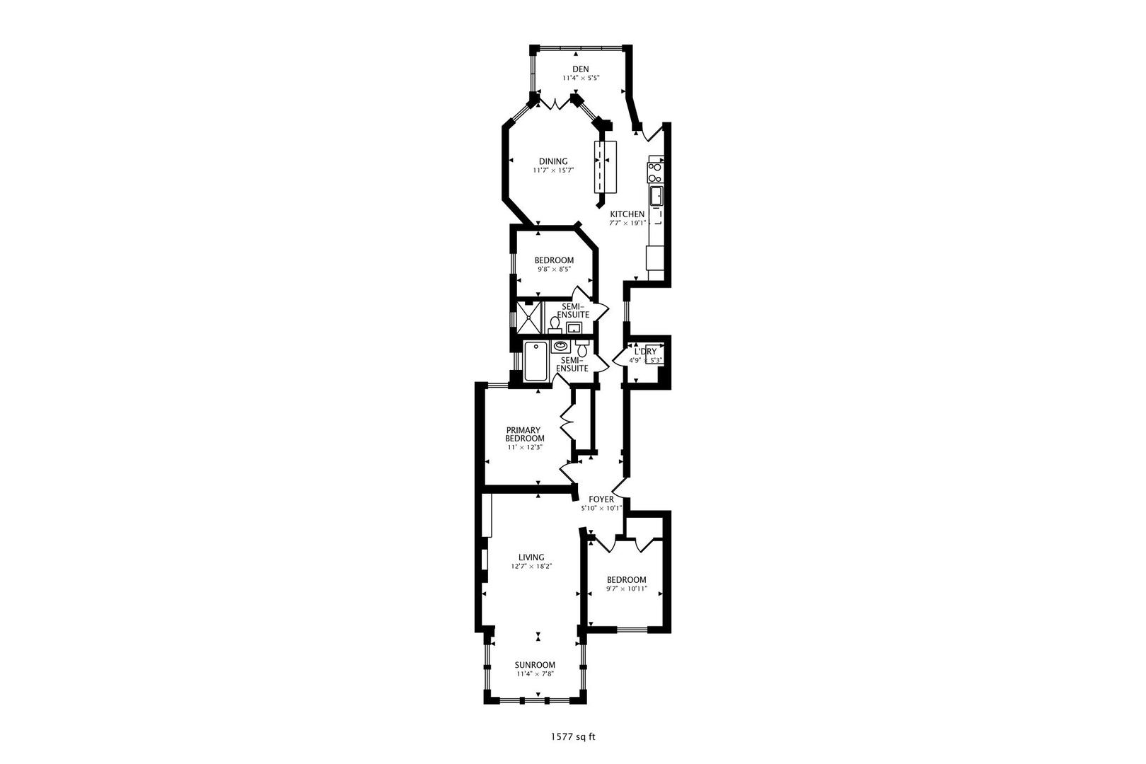 742 West Bittersweet Place, Unit 2W Chicago, IL 60613 - Photo 21 of 21 a picture of a table in a house