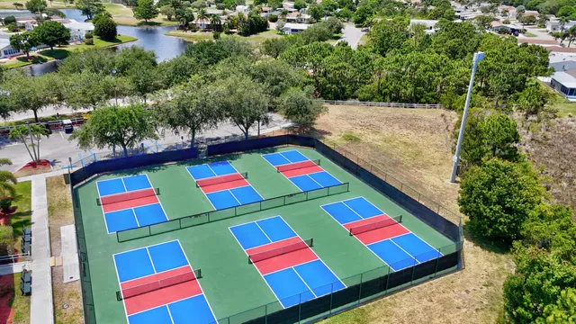 a view of swimming pool with a yard