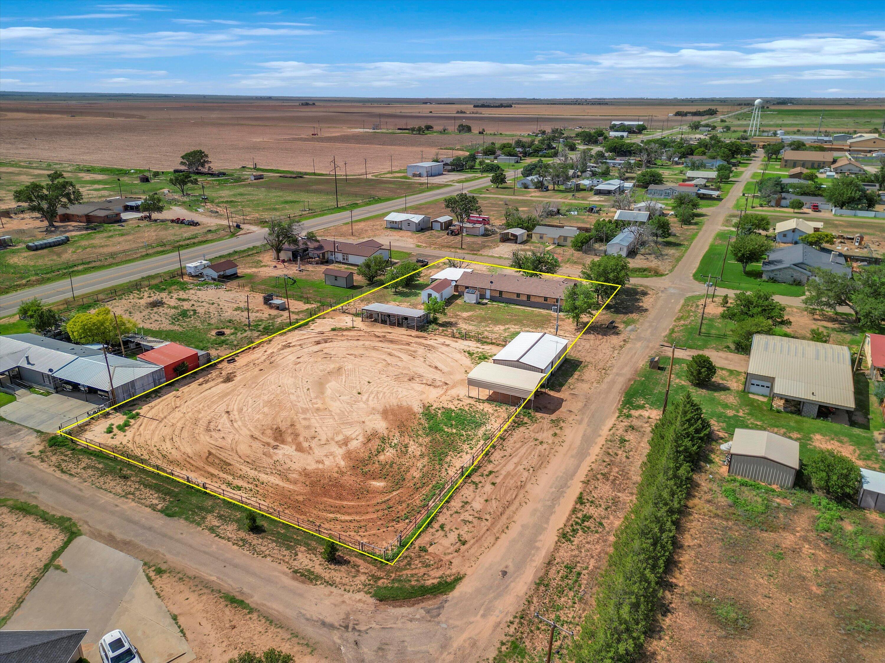 104 6th Street Whitharral, TX 79336 - Photo 3 of 26 05-104 6th St - Drone