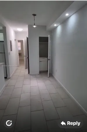 a view of a livingroom with an empty space