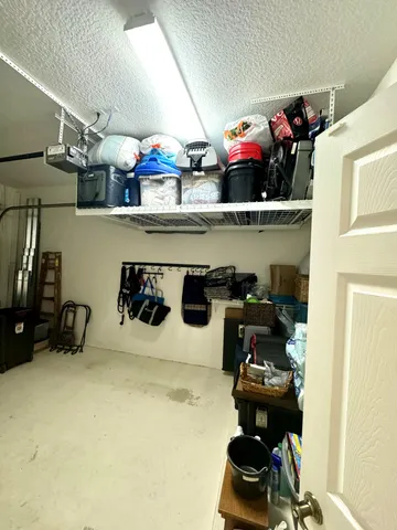 a room with storage and utility