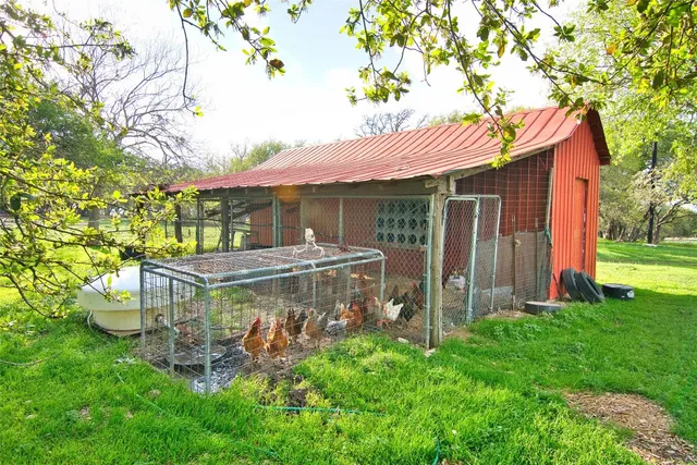 a view of a golf course with a lake