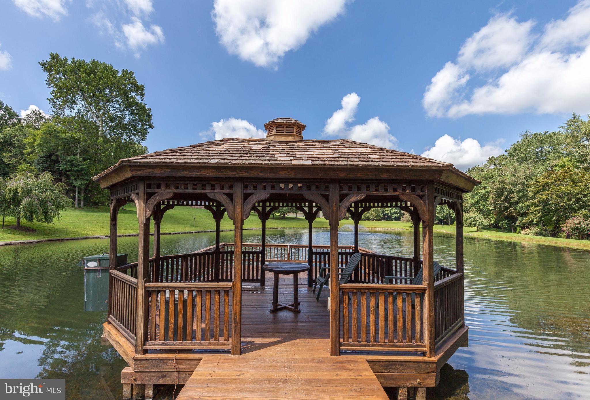 3173 Daisy Road Woodbine, MD 21797 - Photo 29 of 30 Gazebo Overlooking Pond
