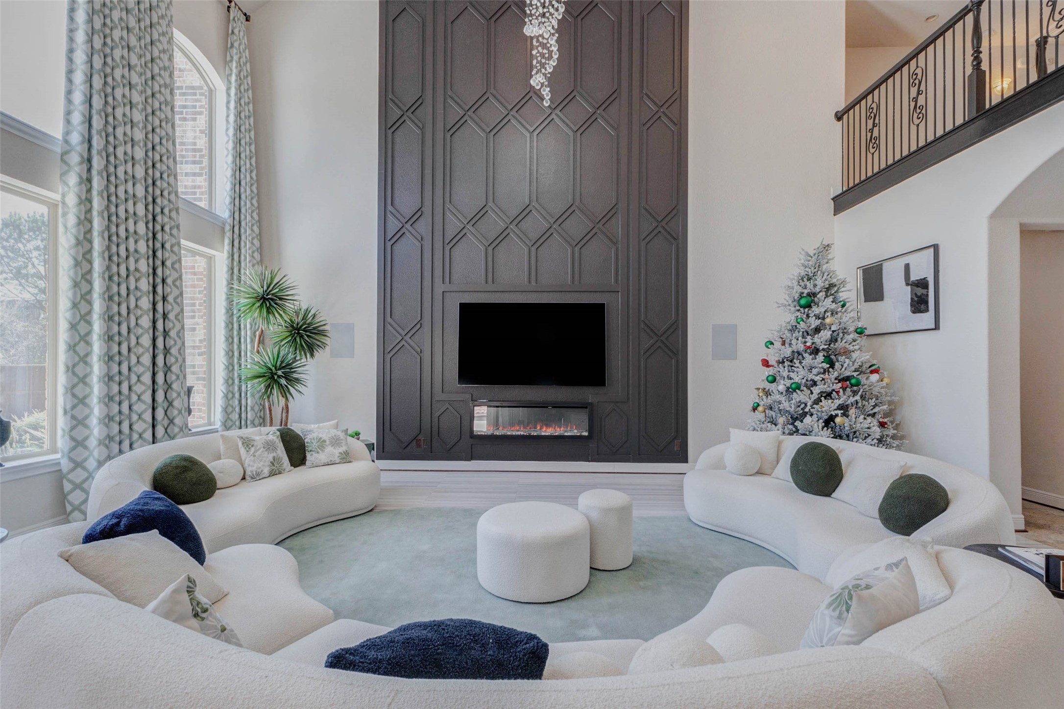 2310 Legends Way Katy, TX 77493 - Photo 13 of 50 a living room with furniture and a fireplace