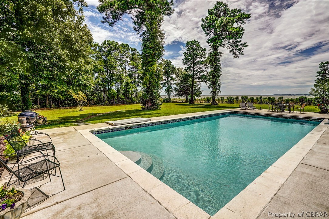 4214 Windmill Point Road White Stone, VA 22578 - Photo 22 of 34 Spectacular river views from your heated pool