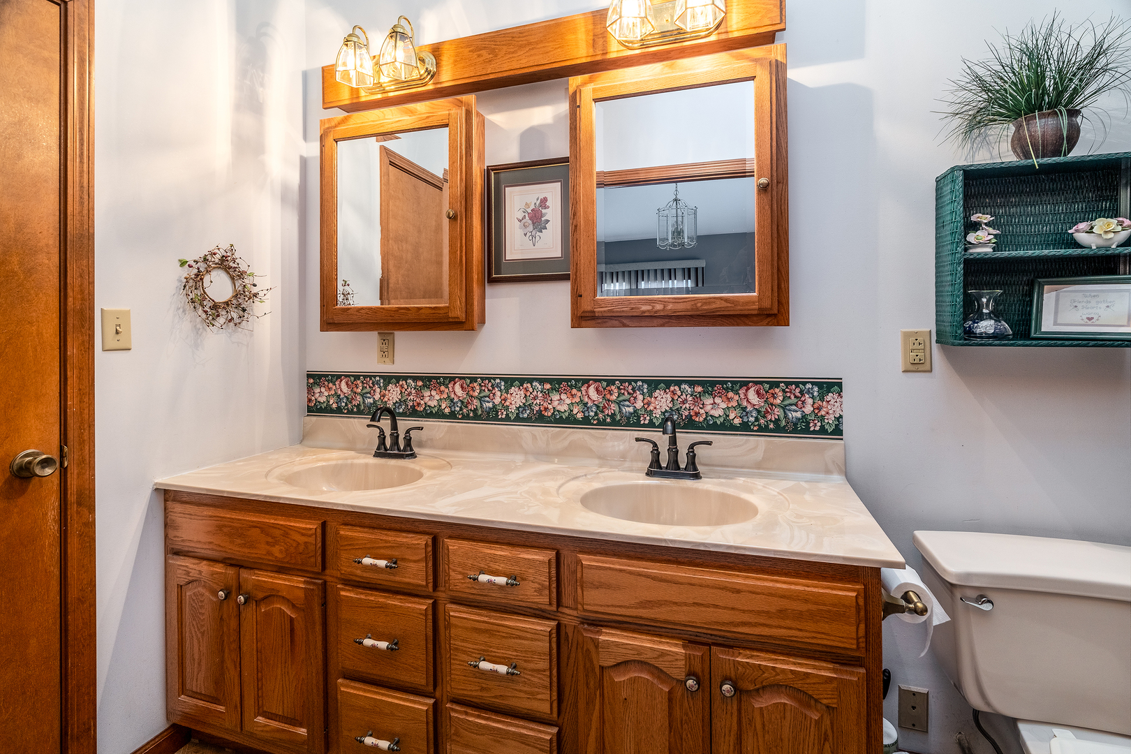 3085 Kaolin Road Cobden, IL 62920 - Photo 20 of 83 a bathroom with a sink and a mirror