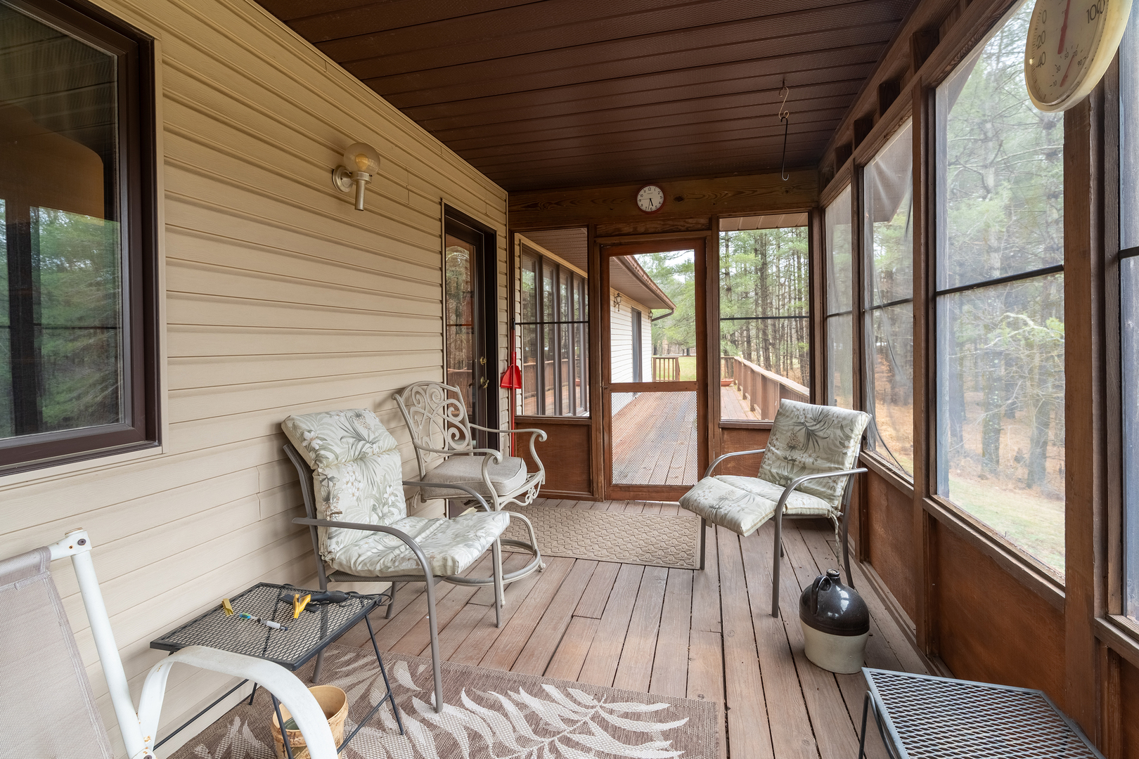 3085 Kaolin Road Cobden, IL 62920 - Photo 28 of 83 a view of balcony with couch and wooden floor