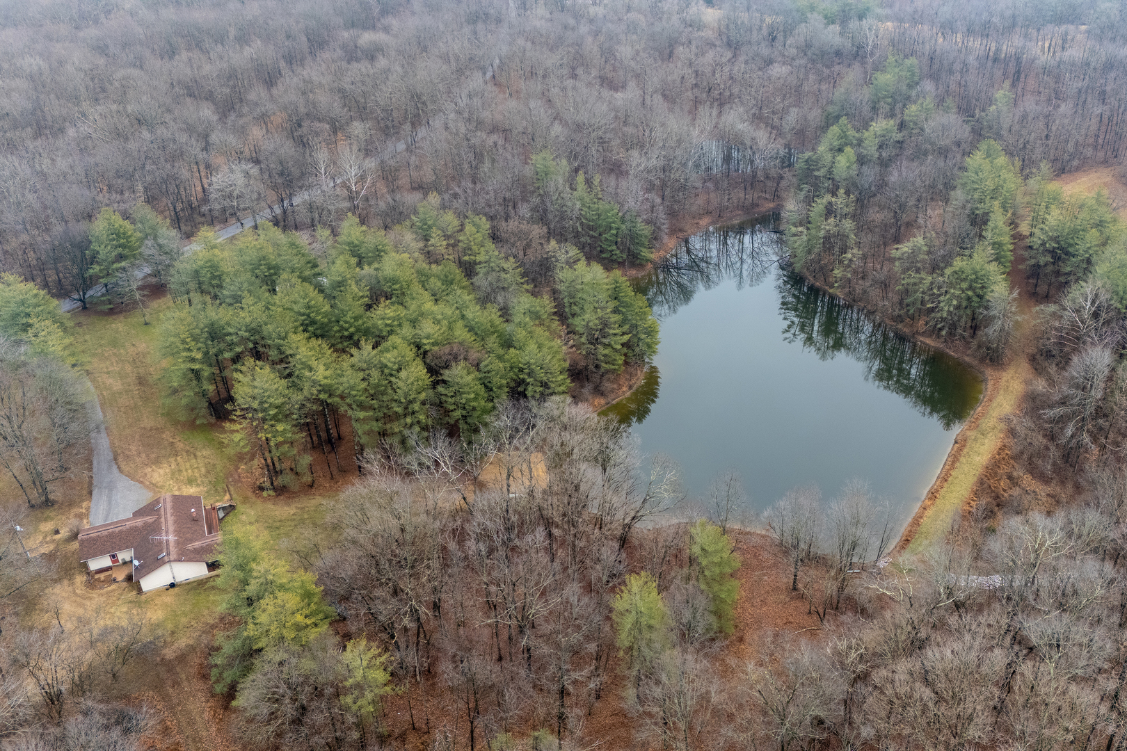 3085 Kaolin Road Cobden, IL 62920 - Photo 49 of 83 a view of a lake with mountain