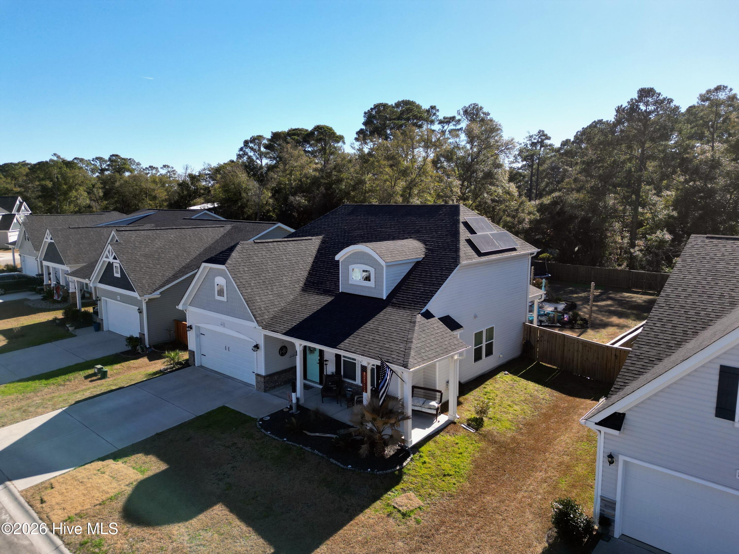 1133 Spincast Road Southport, NC 28461 - Photo 47 of 64 Aerial View of Home