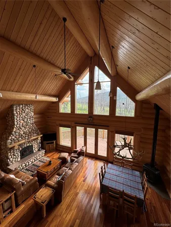 a view of a hallway with staircase