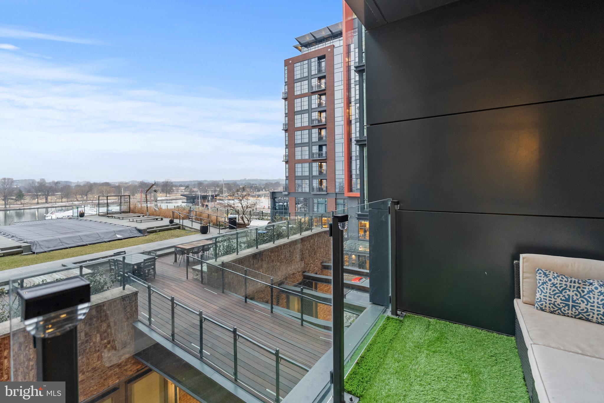 45 Sutton Square Southwest, Unit 403 Washington, DC 20024 - Photo 44 of 80 a view of balcony with furniture