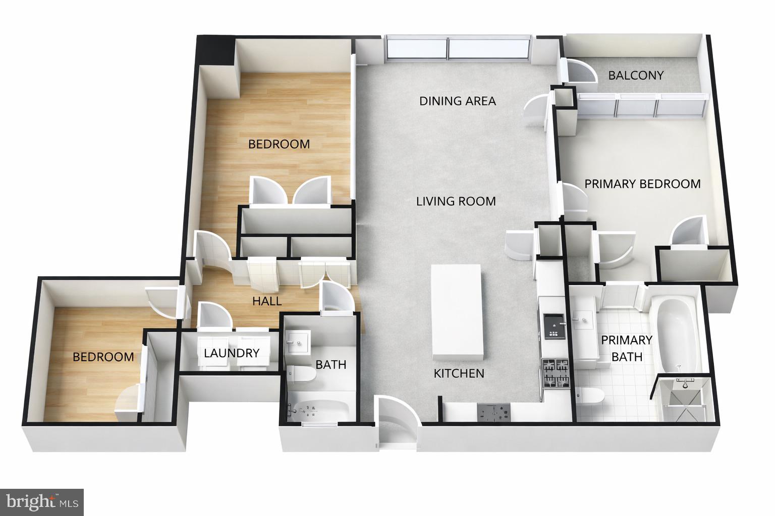 45 Sutton Square Southwest, Unit 403 Washington, DC 20024 - Photo 80 of 80 a picture of floor plan