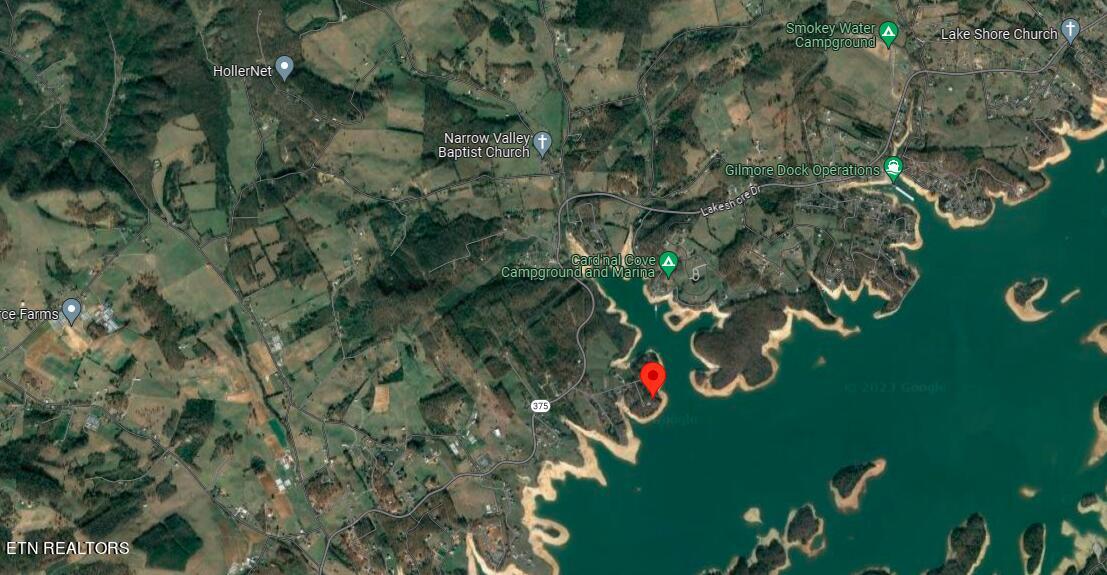 195 Woodland Drive Rutledge, TN 37861 - Photo 1 of 7 28439767_GMaps_overhead_with_lake