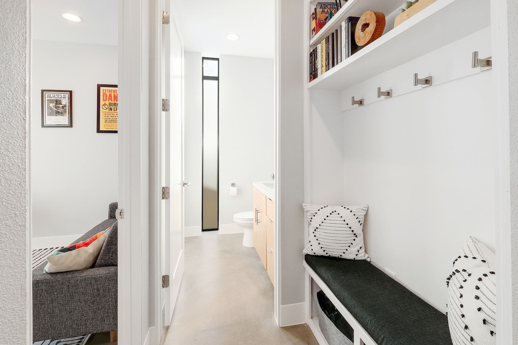 5710 Longhorn Landing Austin, TX 78734 - Photo 20 of 37 view of living room with furniture and wooden floor