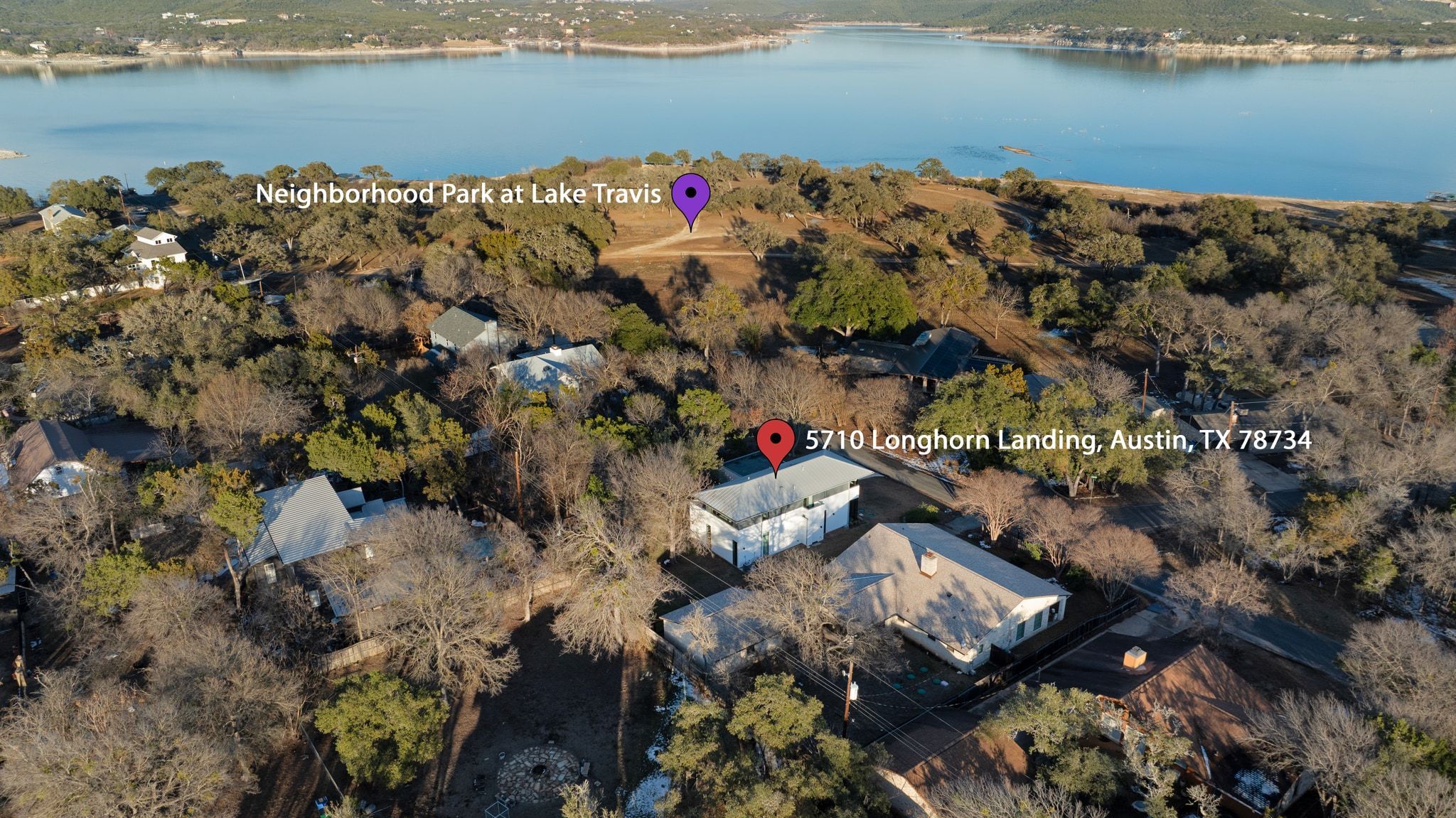 5710 Longhorn Landing Austin, TX 78734 - Photo 30 of 37 a view of a lake