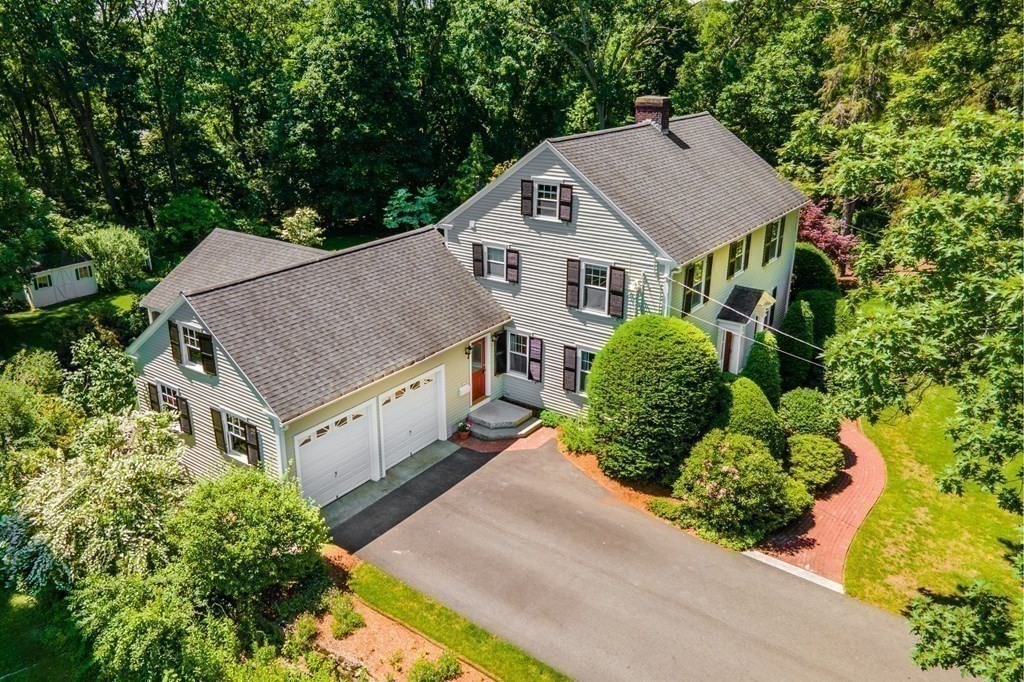 63 Dalton Road Chelmsford, MA 01824 - Photo 23 of 27 an aerial view of a house with a yard