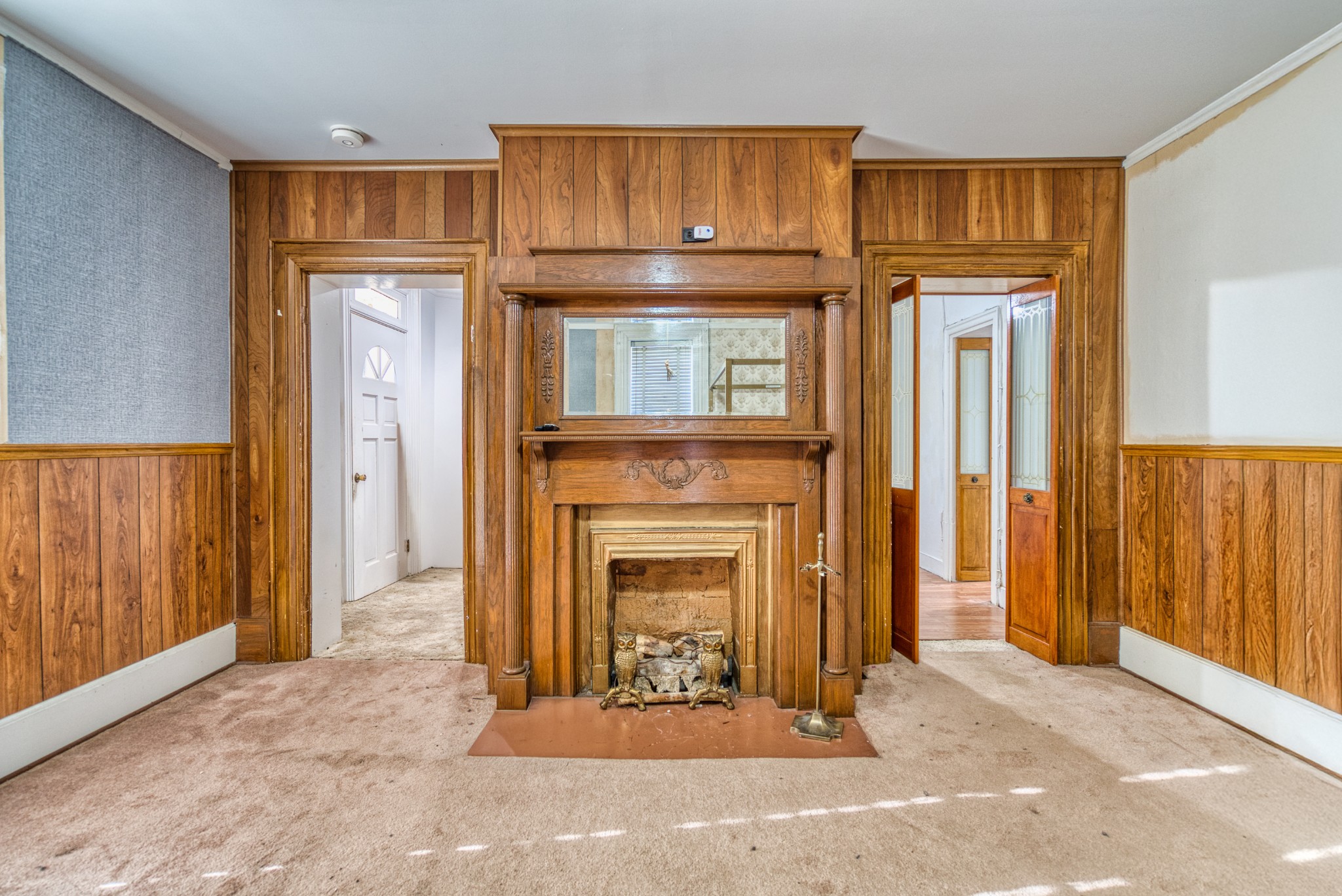 62 North Main Street Springfield, TN 37172 - Photo 42 of 69 an empty room with fireplace and windows