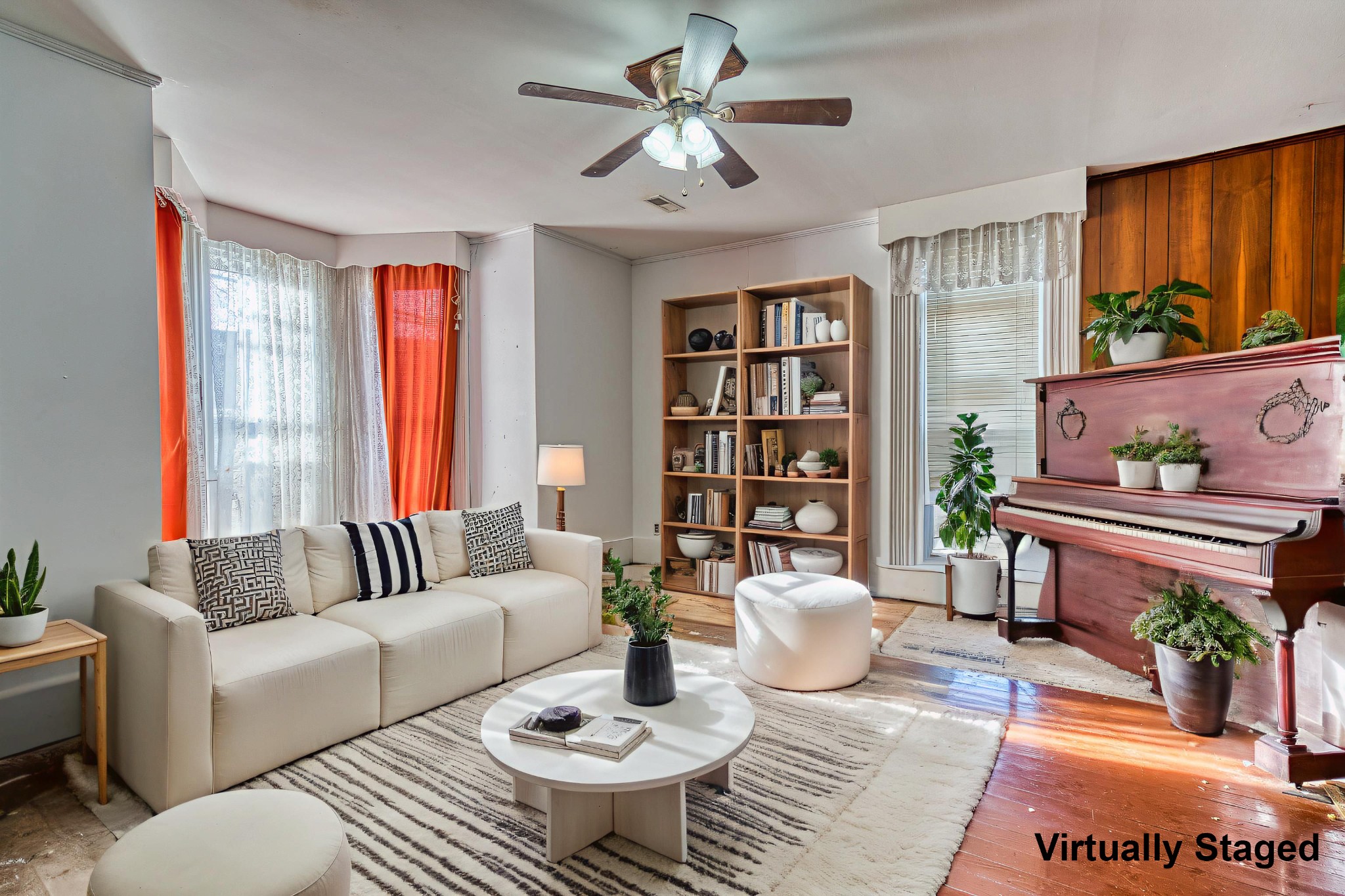 62 North Main Street Springfield, TN 37172 - Photo 9 of 69 a living room with furniture a bookshelf and a window