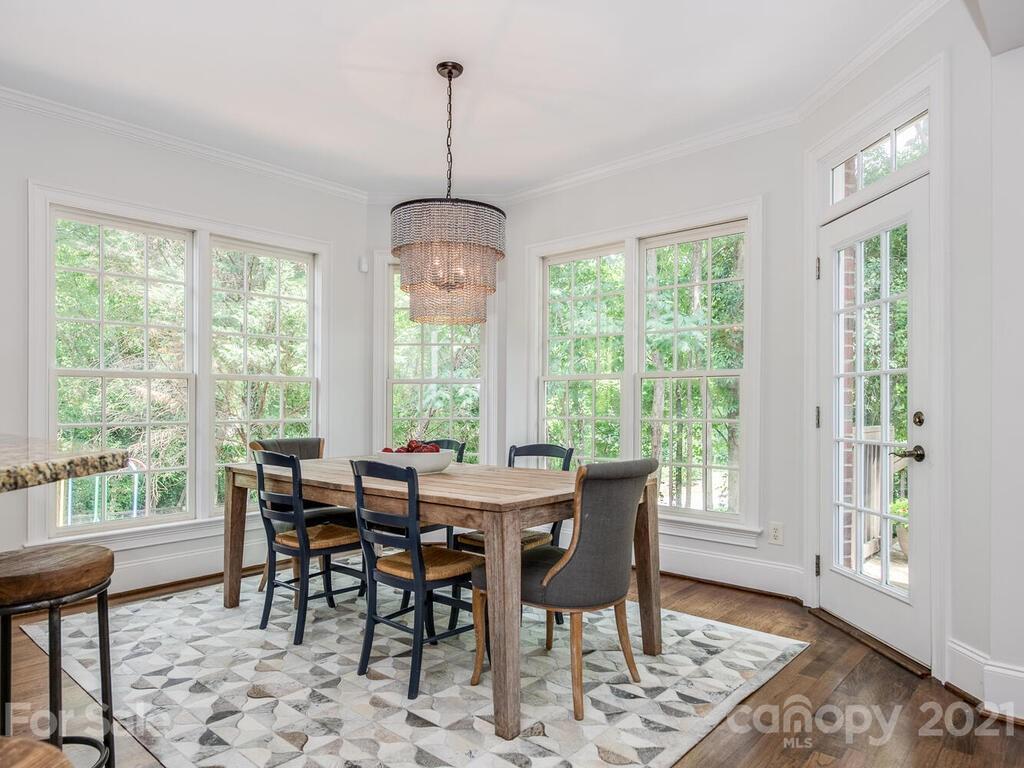 3025 Sharon Road Charlotte, NC 28211 - Photo 12 of 32 a view of a dining room with furniture window and outside view